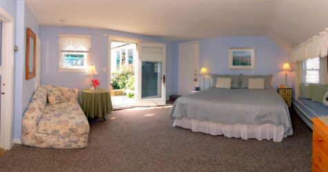 photo of Sweet 9 bed in room with blue walls